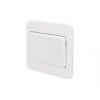 Schneider Electric Lisse 10AX 1-Gang 2-Way 10AX Wide Rocker Light Switch White