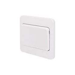 Schneider Electric Lisse 10AX 1-Gang 2-Way 10AX Wide Rocker Light Switch White