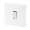 Varilight 10AX 1-Gang Intermediate Switch Ice White
