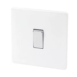 Varilight 10AX 1-Gang Intermediate Switch Ice White