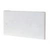 British General 900 Series 2-Gang Blanking Plate White