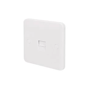 Schneider Electric Lisse Slave Telephone Socket White 1 Schneider Electric Lisse Slave Telephone Socket White