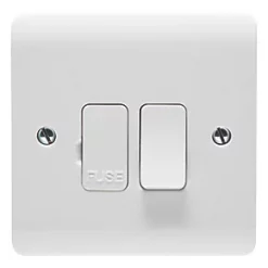 Crabtree Instinct 13A Switched Fused Spur with LED White -White Switches & Sockets Sales Store 599HV A2