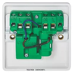 Crabtree Instinct 13A Switched Fused Spur with LED White -White Switches & Sockets Sales Store 599HV A3