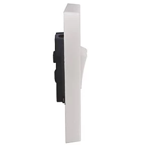 British General 900 Series 10AX 2-Gang 2-Way Light Switch White 4 British General 900 Series 10AX 2-Gang 2-Way Light Switch White - Image 4