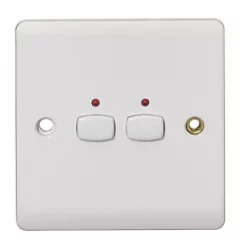 Energenie 2-Gang 2-Way Smart Light Switch White