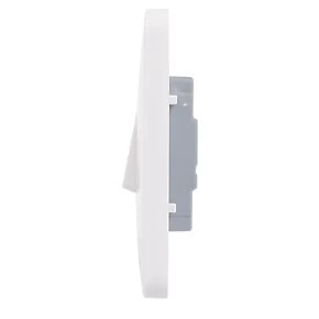 Schneider Electric Lisse 10AX 1-Gang 1-Way "Press" Retractive Switch White 4 Schneider Electric Lisse 10AX 1-Gang 1-Way "Press" Retractive Switch White - Image 4