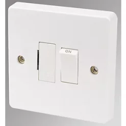 Crabtree Capital 13A Switched Fused Spur White