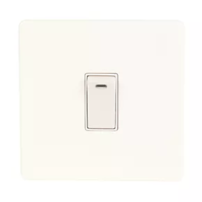 Varilight 20AX 1-Gang DP Control Switch Ice White with Neon with White Inserts 2 Varilight 20AX 1-Gang DP Control Switch Ice White with Neon with White Inserts - Image 2