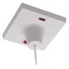 British General 45A 1-Way Pull Cord Switch White with Neon