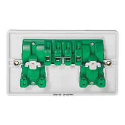Crabtree Instinct 13A 2-Gang DP Switched Socket White 5 Crabtree Instinct 13A 2-Gang DP Switched Socket White -White Switches & Sockets Sales Store 667HV A2