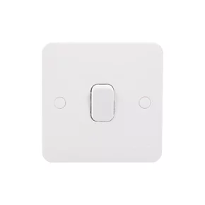 Schneider Electric Lisse 10AX 1-Gang 1-Way 10AX Light Switch White 2 Schneider Electric Lisse 10AX 1-Gang 1-Way 10AX Light Switch White - Image 2