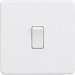 Knightsbridge SF8341MW 20A 1-Gang DP Control Switch Matt White
