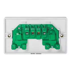 Crabtree Instinct 13A 2-Gang Unswitched Socket White -White Switches & Sockets Sales Store 684HV A2