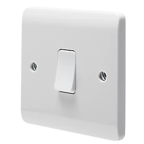 Crabtree Instinct 10AX 1-Gang Intermediate Switch White 1 Crabtree Instinct 10AX 1-Gang Intermediate Switch White