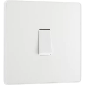 British General Evolve 20 A 16AX 1-Gang 2-Way Light Switch Pearlescent White with White Inserts 2 British General Evolve 20 A 16AX 1-Gang 2-Way Light Switch Pearlescent White with White Inserts - Image 2