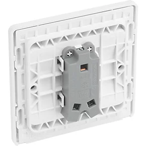 British General Evolve 20 A 16AX 1-Gang 2-Way Light Switch Pearlescent White with White Inserts 5 British General Evolve 20 A 16AX 1-Gang 2-Way Light Switch Pearlescent White with White Inserts - Image 5