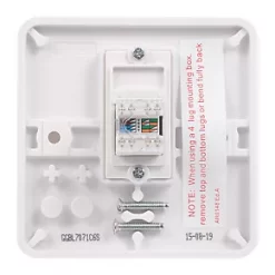 Schneider Electric Lisse RJ45 Ethernet Socket White 7 Schneider Electric Lisse RJ45 Ethernet Socket White -White Switches & Sockets Sales Store 6973J A3