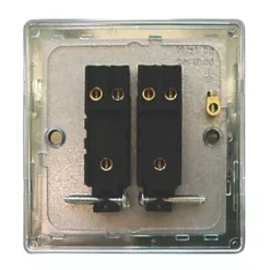 Varilight 10AX 2-Gang 2-Way Light Switch Ice White 5 Varilight 10AX 2-Gang 2-Way Light Switch Ice White -White Switches & Sockets Sales Store 70373 A2