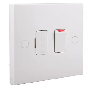 British General 900 Series 13A Switched Fused Spur & Flex Outlet White 5 Pack 3 British General 900 Series 13A Switched Fused Spur & Flex Outlet White 5 Pack - Image 3