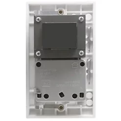 British General 900 Series 2-Gang Dual Voltage Shaver Socket 115 / 230V White -White Switches & Sockets Sales Store 72643 A2