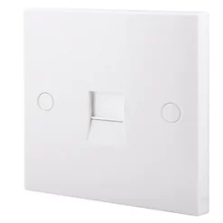 British General 900 Series Slave Telephone Socket White