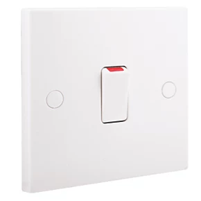 British General 900 Series 20A 1-Gang DP Control Switch White 2 British General 900 Series 20A 1-Gang DP Control Switch White - Image 2