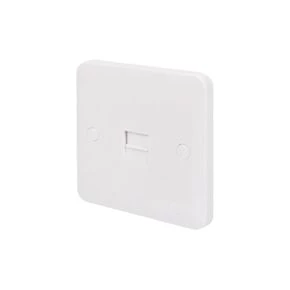 Schneider Electric Lisse Master Telephone Socket White 1 Schneider Electric Lisse Master Telephone Socket White