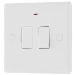 British General 800 Series 13A Switched Fused Spur with LED White