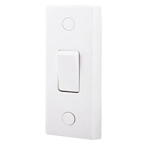 British General 900 Series 10AX 1-Gang 2-Way Light Switch White 1 British General 900 Series 10AX 1-Gang 2-Way Light Switch White
