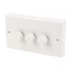 Varilight V-Dim 3-Gang 2-Way Dimmer Switch White