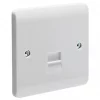 Crabtree Instinct Master Telephone Socket White