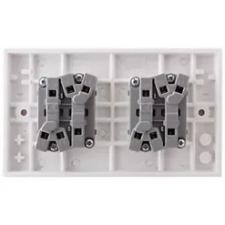 British General 900 Series 10AX 4-Gang 2-Way Light Switch White 6 British General 900 Series 10AX 4-Gang 2-Way Light Switch White -White Switches & Sockets Sales Store 84744 A2