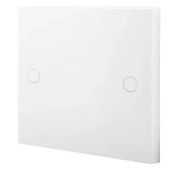 British General 900 Series 1-Gang Blanking Plate White