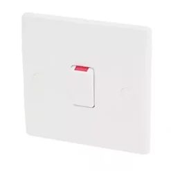 Schneider Electric Ultimate Slimline 20A 1-Gang DP Control Switch White