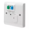 Crabtree Instinct 13A Unswitched Passive RCD Fused Spur White