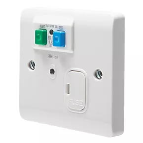 Crabtree Instinct 13A Unswitched Passive RCD Fused Spur White 1 Crabtree Instinct 13A Unswitched Passive RCD Fused Spur White