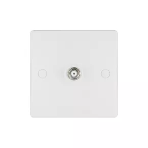 Schneider Electric Ultimate Slimline F-Type Satellite Socket White with Colour-Matched Inserts 2 Schneider Electric Ultimate Slimline F-Type Satellite Socket White with Colour-Matched Inserts - Image 2