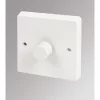 Crabtree Capital 1-Gang 2-Way Dimmer Switch White