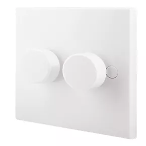 British General 900 Series 2-Gang 2-Way LED Dimmer Switch White 1 British General 900 Series 2-Gang 2-Way LED Dimmer Switch White