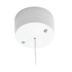 British General 6A 1-Way Pull Cord Switch White