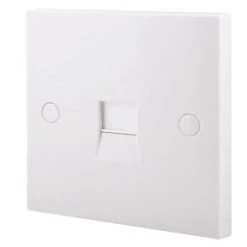 British General 900 Series Master Telephone Socket White