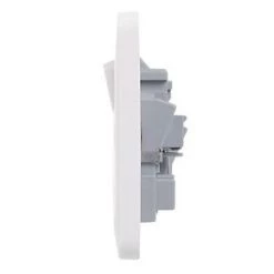 Schneider Electric Lisse 13A 2-Gang DP Switched Plug Socket White -White Switches & Sockets Sales Store 8980J A2
