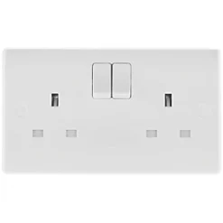 British General 800 Series 13A 2-Gang SP Switched Socket White 5 British General 800 Series 13A 2-Gang SP Switched Socket White -White Switches & Sockets Sales Store 898HV A1