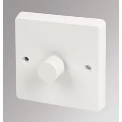 Crabtree Capital 1-Gang 2-Way Dimmer Switch White
