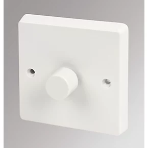 Crabtree Capital 1-Gang 2-Way Dimmer Switch White 1 Crabtree Capital 1-Gang 2-Way Dimmer Switch White