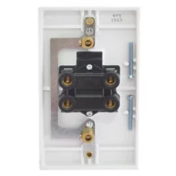 British General 900 Series 45A 2-Gang DP Cooker Switch White -White Switches & Sockets Sales Store 91193 A2