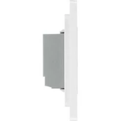 British General Evolve 2-Gang 2-Way LED Double Secondary Touch Trailing Edge Dimmer Switch Pearlescent White with White Inserts -White Switches & Sockets Sales Store 911PY A5