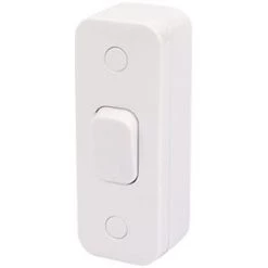 Schneider Electric Lisse 10AX 1-Gang 2-Way Rocker Switch White