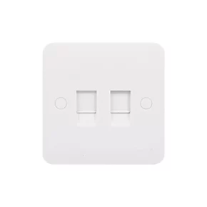 Schneider Electric Lisse Double RJ45 Ethernet Socket White 2 Schneider Electric Lisse Double RJ45 Ethernet Socket White - Image 2